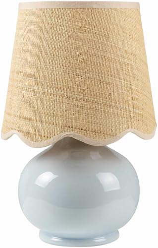 Theisseil Boho Ceramic Bedside Table Lamp for Bedroom Nightstand ...