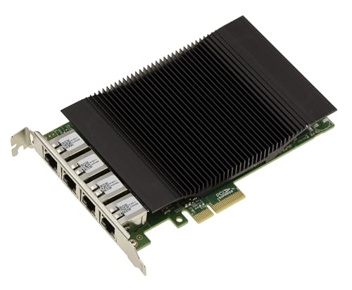 Ya en mundofriki.es: KALEA-INFORMATIQUE Tarjeta controladora de Red PCIe x4 con 4 Puertos Ethernet RJ45 de 2,5 Gigabit con chipset Intel I226 Gama Industrial Compatible con 10, 100, 1000, 1G y 2,5G