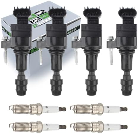 ✅4X Ignition Coil & IRIDIUM Spark Plug For 07-14 Chevrolet Malibu 2.4L UF491 - Foto 3