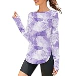 ZHENWEI Women's Long Sleeve Sun Shirt UV Protection Workout Tops Lightweight UPF 50+ Golf Gym Hiking Shirts Outdoor Clothing