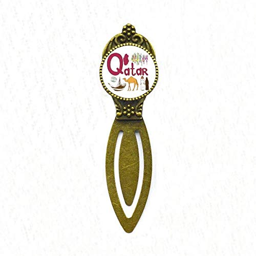 Marque-page symbole national du Qatar idéal pour vos moments de lecture et d'étude au bureau