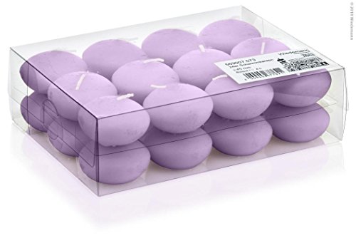 Candele Galleggianti 24 Lilla Ø 45 mm, Durata