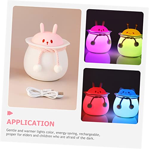Veilleuse bébé rechargeable multicolore et lampe de chevet tactile