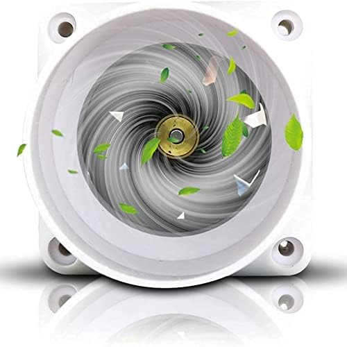 2 Inch 36 CFM Inline Duct Fan HVAC Fans & Circulators 12V Vent Booster Quiet Low Noise For Planting, Greenhouse, Pet Box, Shoe Cabinet Closet Ventilation ( Size : 2inch(50mm) )