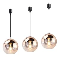 Amazon.co.jp : HFUGUD 照明器具 レトロ クラシック ガラス ペンダント