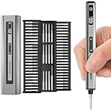 ARROWMAX Mini cacciavite elettrico, 60 in 1, set di cacciaviti elettrici di precisione con punte magnetiche, 5 modalità di coppia, kit di strumenti di riparazione per telefono, fai da te, orologi