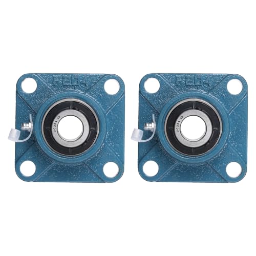 Roulement à bloc d'oreiller UCF-204-12 acier chromé avec palier applique carré 4 trous