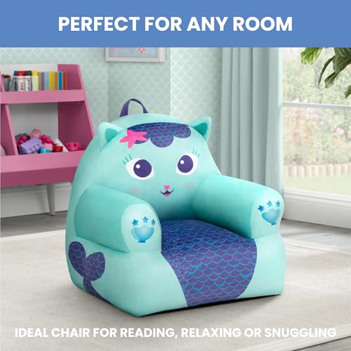 Delta Children - Gabby's Dollhouse Cozee Buddy Kids Chair, Blue - image 8