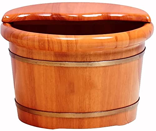 Spa de pies de madera con masaje y burbujas 42x26 cm