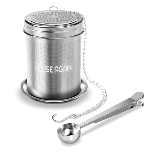 House Again Large Tea Infuser with Scoop, Extra Fine Mesh Tea Strainers for Loose Tea and - image 1