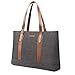 Produktbild UtoteBag Damen 15,6 Zoll Laptoptasche Schultertasche Handtasche Tote Bag Frauen Business Aktentasche Leicht Segeltuch Businesstasche Notebooktasche für Laptop/Notebook/MacBook