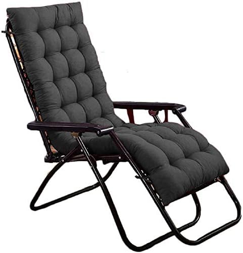 Mom's Moon Cotton Multipurpose Extra Long Rocking Chair Cushion For Outdoor And Indoor/Chair Pad-20 X 60 Inch Pack of 1 (Grey)