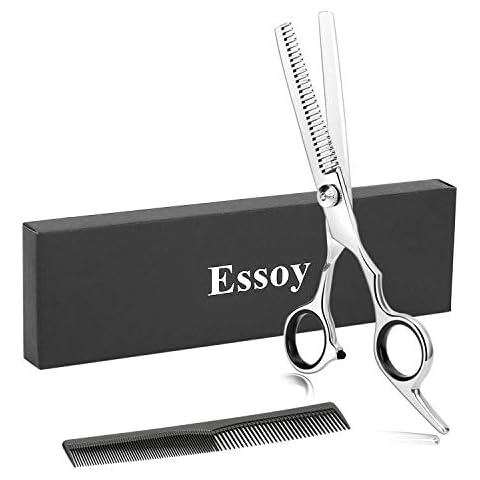 ESSOY Tijeras Profesionales para adelgazar el cabello Cover