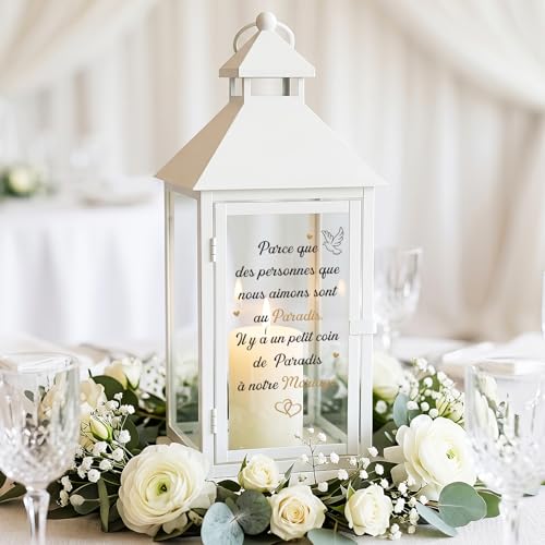 4 Feuilles Autocollants Lanterne Mariage Stickers Commémoratifs – vue 6