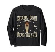 This design says "Cicada Tour 2024 Brood XIII & XIX". This design says "Cicada Tour 2024 Brood XIII & XIX" which makes a perfect graphic to celebrate the return of the Cicadas 2024. Lightweight, Classic fit, Double-needle sleeve and bottom hem