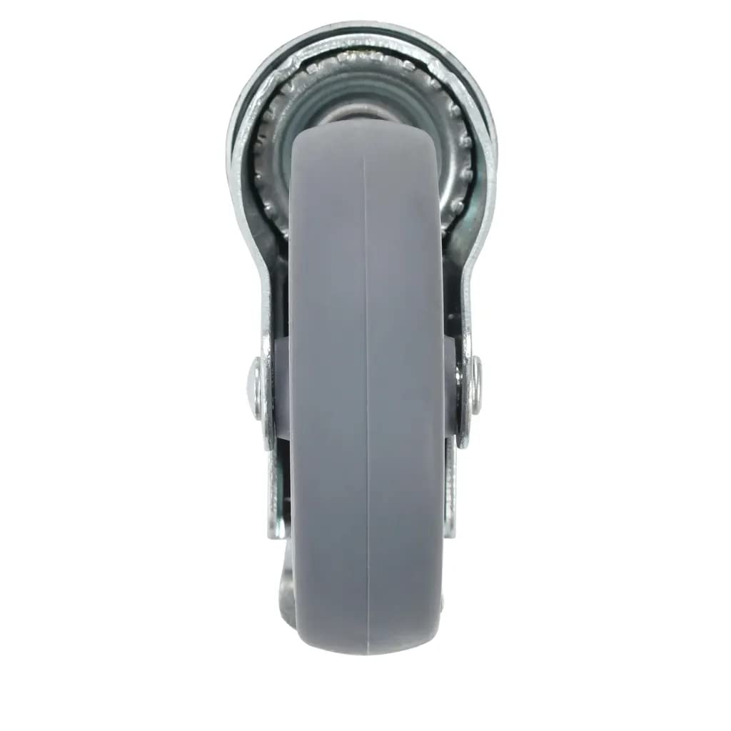 vidaXL 16 pcs Roulettes pivotantes à trou de boulon 100 mm