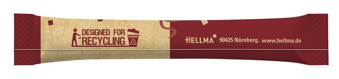 Hellma Zuckersticks - 1000 x 4g feiner Zucker, portioniert