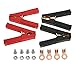 100-500A Battery Jumper Cable Clamps Car Battery Charger Clamps Insulated Alligator Clips Battery Charging Connector Kit 2 Pairair