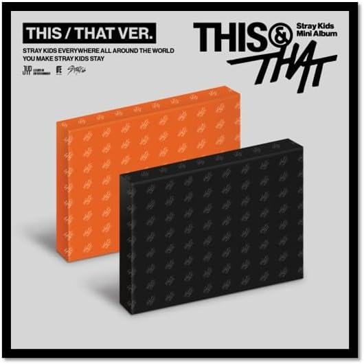 SKZ Stray Kids THIS & THAT [Photobook THAT Ver.] 10th Mini Album THIS and THAT