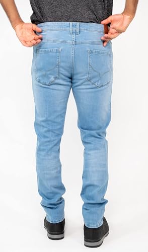 RDL Mens Ripped Jeans - Repaired Ripped Jeans for Boys Slim Fit2