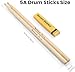 BestSounds 3 Pairs Drum Sticks 5A Maple Wood Drumsticks, Wood Tip for Adults Kids and Beginners (three pairs)