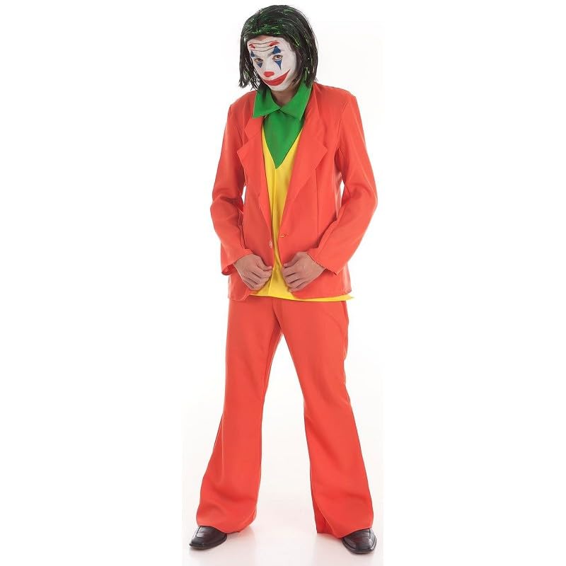 Creaciones Llopis Disfraz de Payaso Risas Loco Joker para Hombre