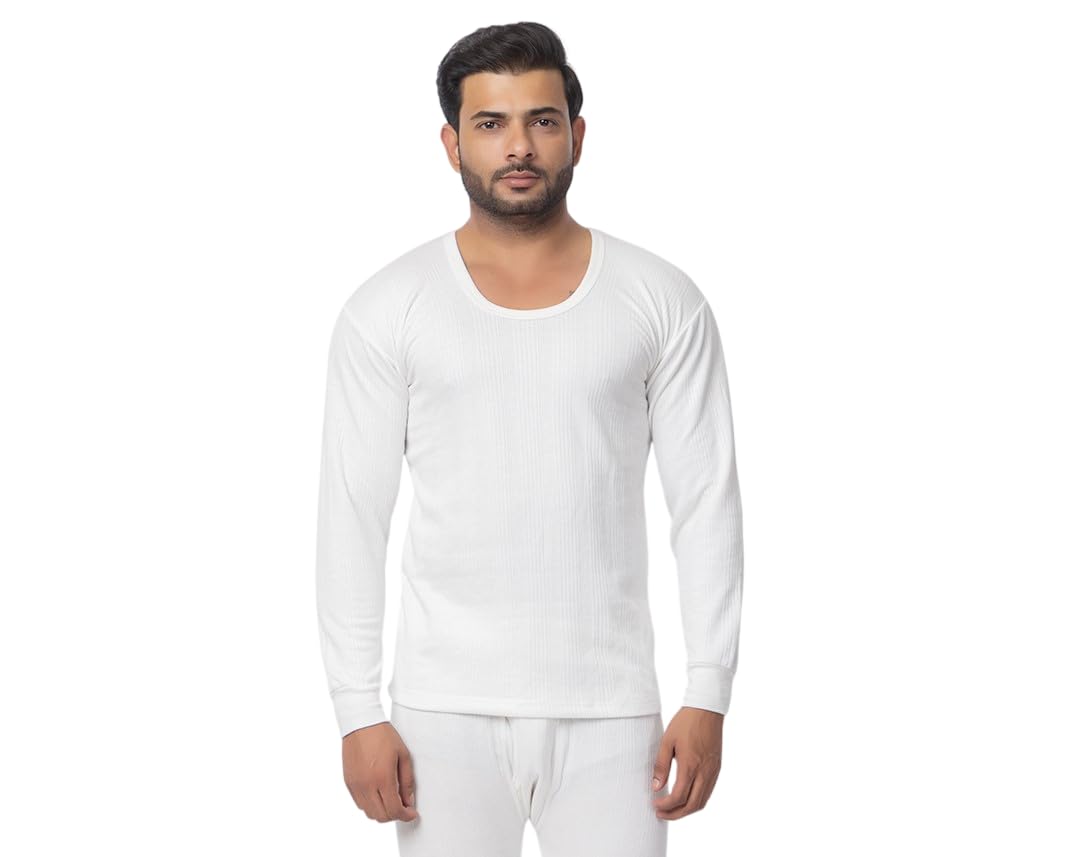 Men's Ribbed Thermal Full Sleeve Round Neck Winter Innerwear Top (Top-M-THML-Multiselection)-image-42