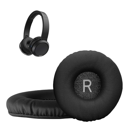 kwmobile Almohadillas compatibles con Philips H4205 Almohadillas - 2X Almohadilla de Repuesto para Auriculares en Cuero sintético