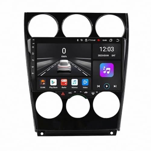 Navegación satelital Mazda 6 2002-2007 para sustituir la radio vieja por GPS moderno