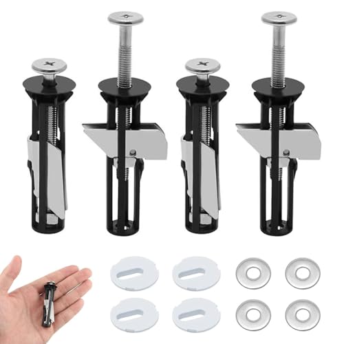Recopilación de Inodoros de una pieza los mejores 10. 41 Tornillos Para Tapa De Baño Wc, 4 Piezas, Accesorios Universales Para Asiento De Inodoro, Fácil Instalación, Puede Realizar Reparaciones Profesionales o Mantenimiento Preventivo