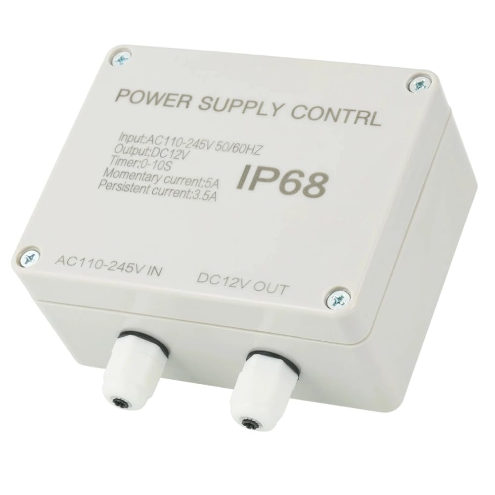 Aundhegrtt As Shown New Ups Power Board Outdoor Ip68 12Vdc 5A Door Lock Access Control Power Supply Circuit Board Access Controller
