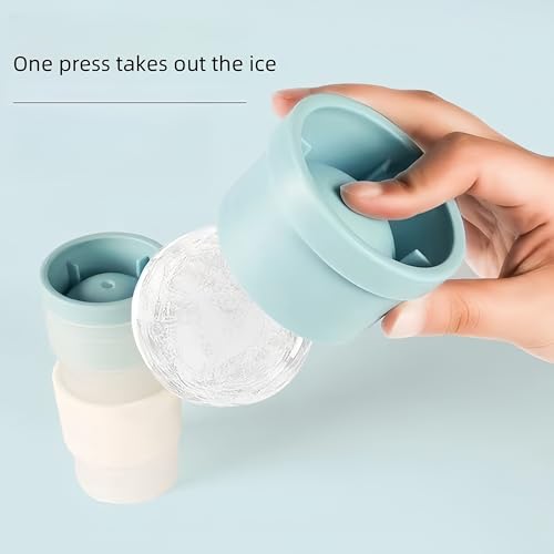 3 moldes grandes para bola de hielo en silicona miniatura 4