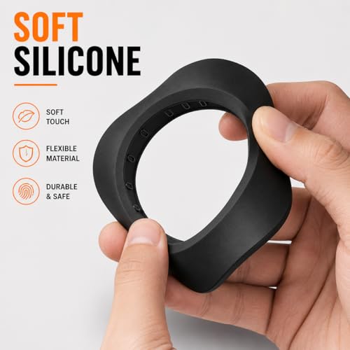 Image of Mizi Compatible with Mag-Safe Charger Pad Desk Stand Case, Soft Silicone Protective Holder with Anti-Slip Base, Scratch Resistant Slim Cover, (Charger Not Included) - Black