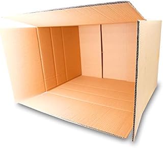 5?Folding Cartons 600?x 400?x 400?mm Corrugated Cardboard Shipping Boxes 2?Wave Box Packaging Kk 107