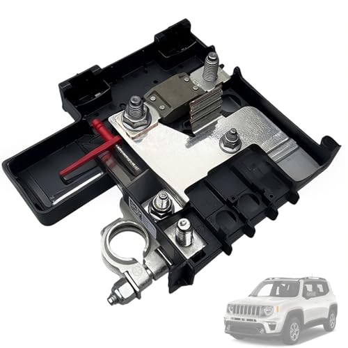 68256605AA Battery Control Unit Fuse Box Battery Terminal Compatible with Jeep Renegade 2015-2020 & Fiat 500X 2016-2018 Replace 68256605AA Battery Stabilization Control Module