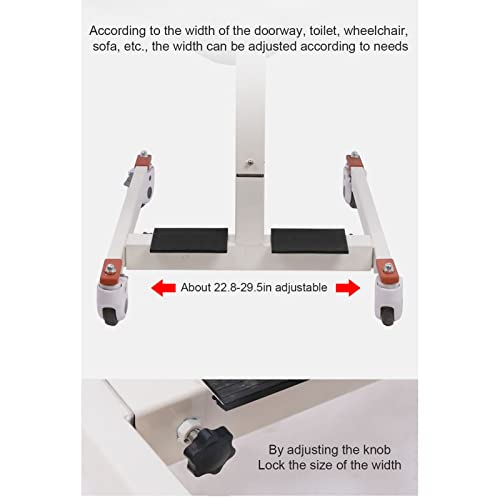 Transfer Wheelchair Patient Lift For Home Portable Car Lift Bedside Commode Transport Chair, Shower Chair With Wheels Portable Toilets Seat Transfer Aid For Elderly Height Adjustable #TOP3