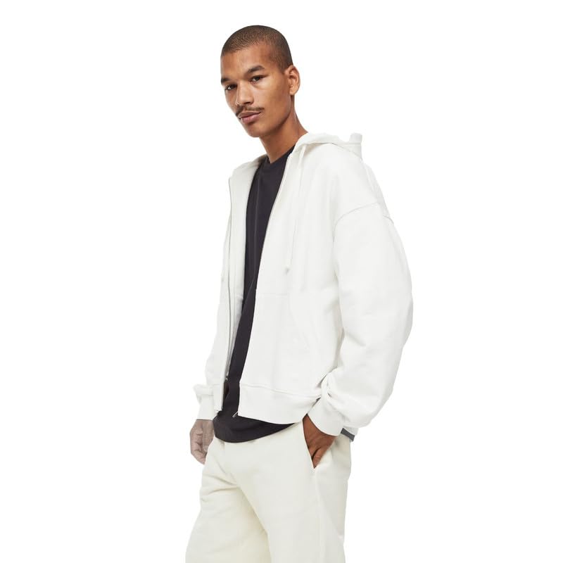 Image of Koverify Plain Chain Hooded Zipper Jacket for Men