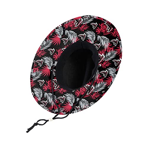 Image of FOCO Men's NCAA College Team Logo Floral Straw Sun Hat