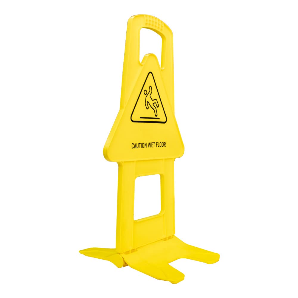 Buy Caution Wet Floor Sign Yellow Portable Cleaning In Progress