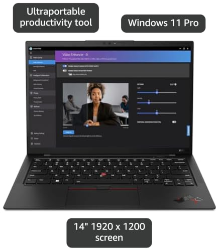 Image of Lenovo ThinkPad X1 Carbon Gen 11 21HM000SUS 14 inch Touchscreen Ultrabook - WUXGA - 1920 x 1200 - Intel Core i7 13th Gen i7-1365U Deca-core (10 Core) - Intel Evo Platform - 32 GB Total RAM - 32 GB
