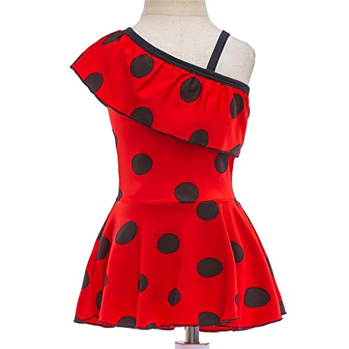 Lito Angels Girls Ladybug Polka Dots Swimsuit Bathing Suit Swimwear Swimsuit One Piece2