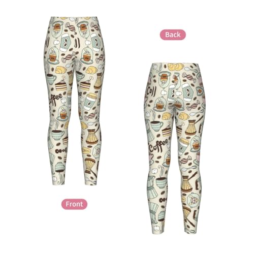 Leggings con estampado de chocolate elásticos y pantalones de senderismo 4