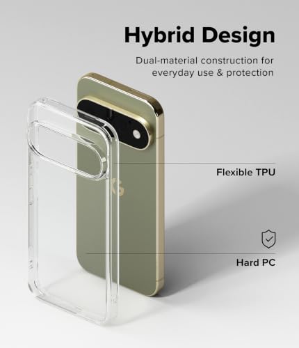 Image of Ringke Fusion for Google Pixel 11 Pro Case Back Cover | Clear Transparent, Shockproof, Air Pocket, Hard Back, Flexible TPU Bumper, Precise Cutouts, Original Form