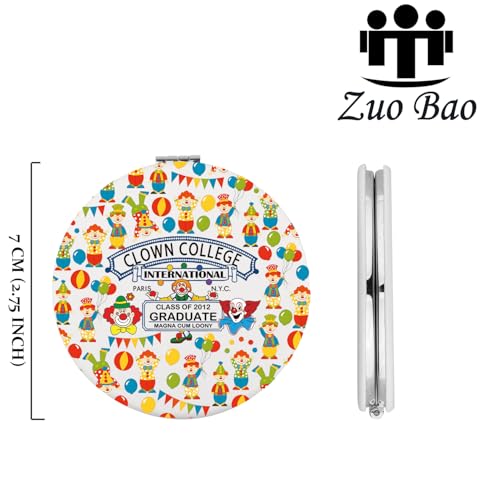Espejo redondo para maquillaje Zuo Bao diámetro 7 cm miniatura 2