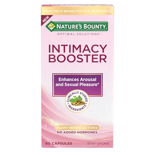 Image of Nature's Bounty Optimal Solutions Intimacy Booster, Clinically Shown to Enhance Sexual Pleasure and Arousal, 60 capsules, 30 Total Servings