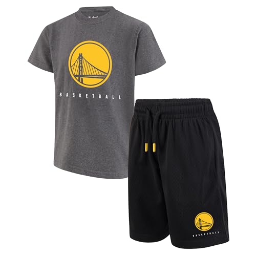 Image of Ultra Game NBA boys Nba Official Super Soft Game Time T-shirt & Shorts Set