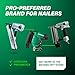 Metabo HPT Finish Nailer with Air Duster, Pro-Preferred Pneumatic Power Nailer for Crown Moldings, Base Moldings, and More, Selective Actuation, 15 Gauge Angled, 1-1/4″ to 2-1/2″ Finish Nails, NT65MA4
