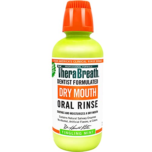 Therabreath Dry Mouth Dentist Recommended Oral Rinse, Tingling Mint, 16 Fl Oz (Pack Of 2) #TOP1