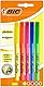 BiC 893133 Textmarker, hell, 5 Stück