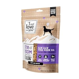 I AND LOVE AND YOU Stir and Increase Dehydrated Freeze Dried Uncooked Canine Meals - Turkey - Grain Free, Actual Meat, No Fillers, 1lb Bag I AND LOVE AND YOU Stir and Increase Dehydrated Freeze Dried Uncooked Canine Meals – Turkey – Grain Free, Actual Meat, No Fillers, 1lb Bag